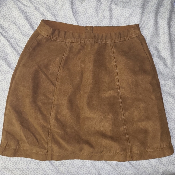 Womens Hollister Button Mini Skirt - Picture 2 of 5